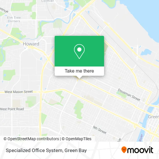 Specialized Office System map