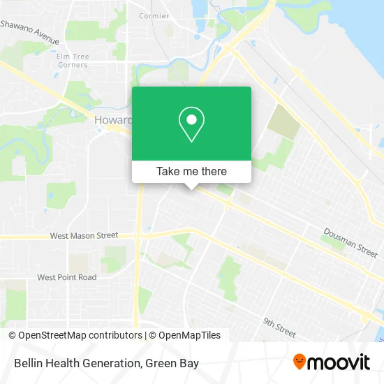 Bellin Health Generation map