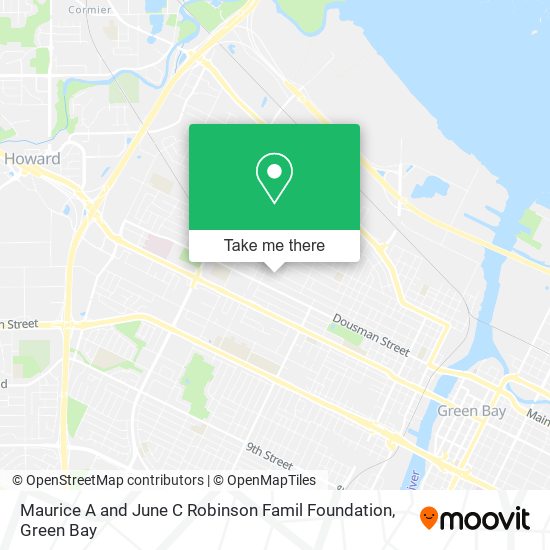 Maurice A and June C Robinson Famil Foundation map