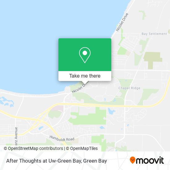 Mapa de After Thoughts at Uw-Green Bay