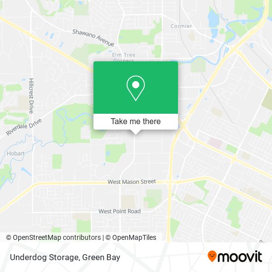 Underdog Storage map