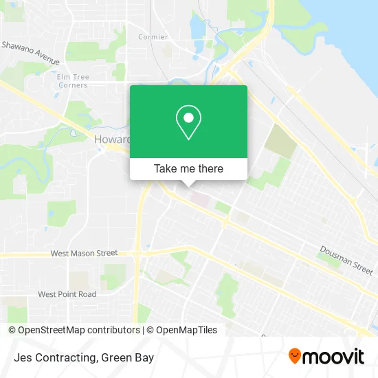 Jes Contracting map
