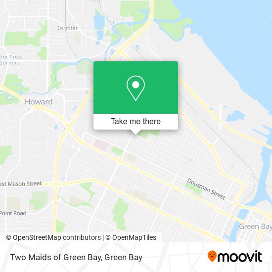 Mapa de Two Maids of Green Bay