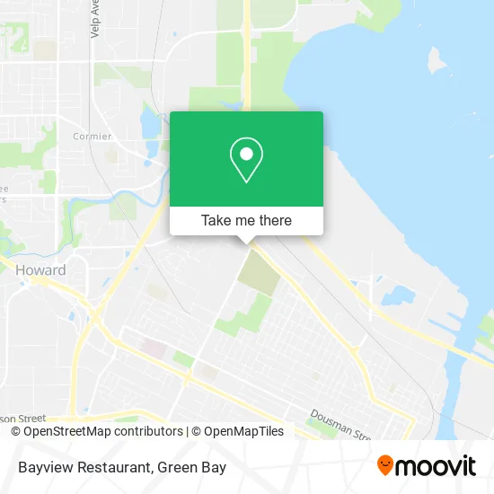 Bayview Restaurant map