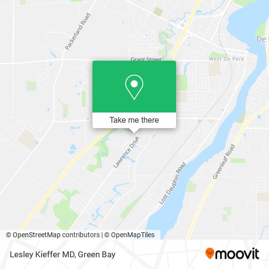 Lesley Kieffer MD map