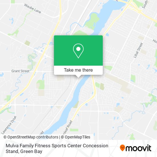 Mulva Family Fitness Sports Center Concession Stand map