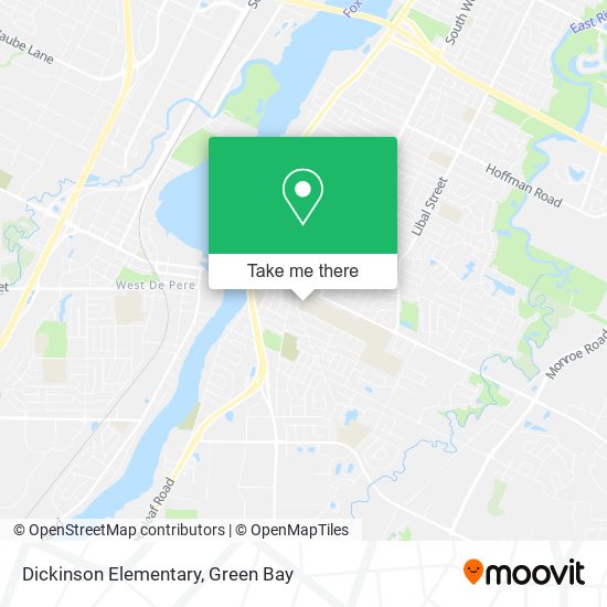 Dickinson Elementary map