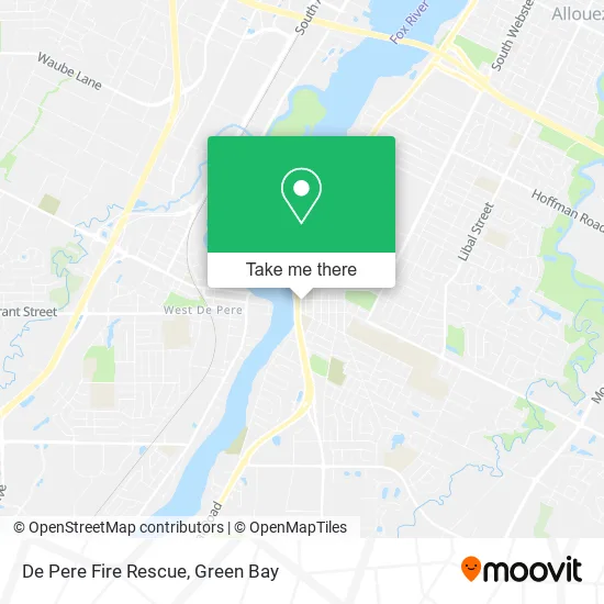 Mapa de De Pere Fire Rescue