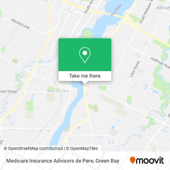 Mapa de Medicare Insurance Advisors de Pere