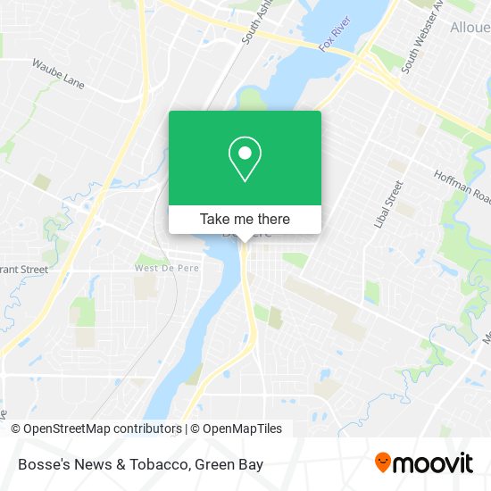 Bosse's News & Tobacco map