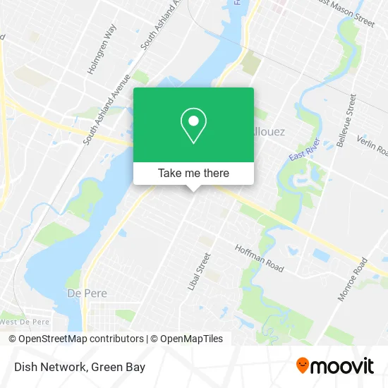 Mapa de Dish Network