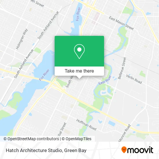 Mapa de Hatch Architecture Studio