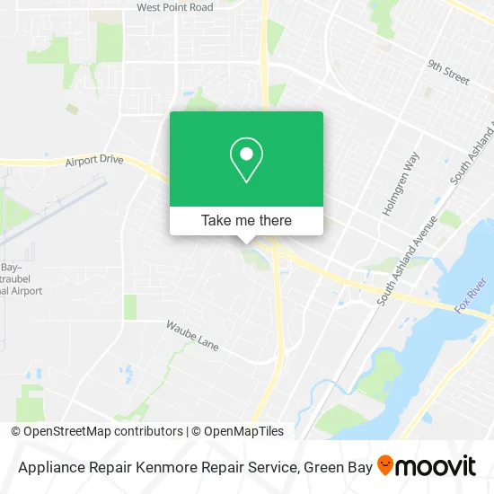 Mapa de Appliance Repair Kenmore Repair Service