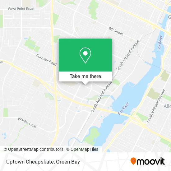 Mapa de Uptown Cheapskate