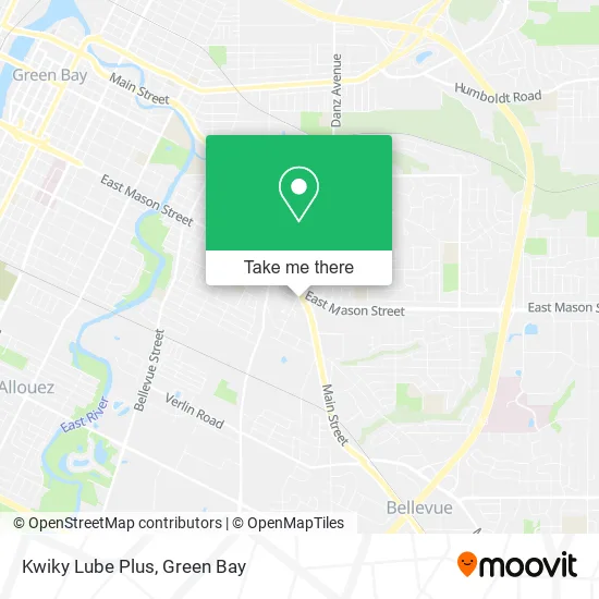 Kwiky Lube Plus map