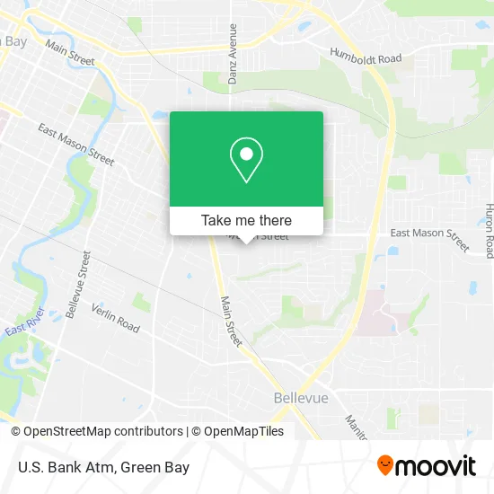 Mapa de U.S. Bank Atm