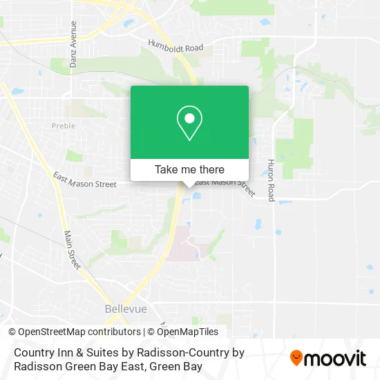 Country Inn & Suites by Radisson-Country by Radisson Green Bay East map
