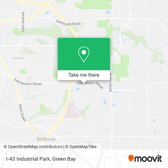 Mapa de I-43 Industrial Park