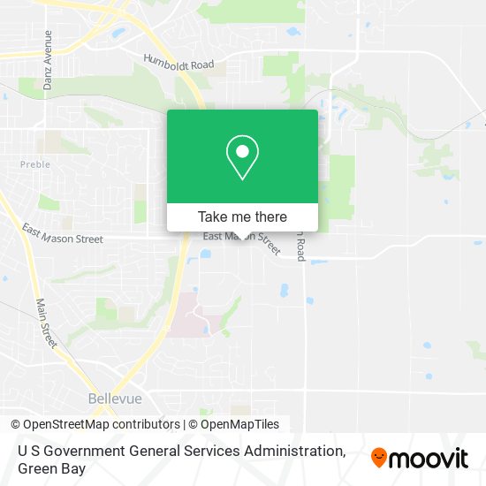 U S Government General Services Administration map