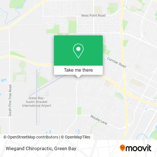 Wiegand Chiropractic map