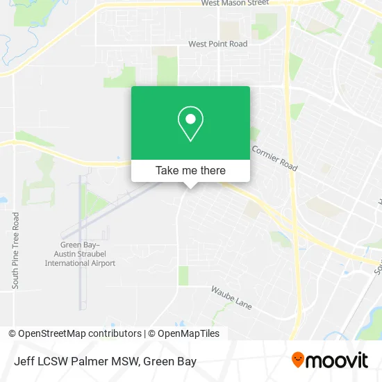 Mapa de Jeff LCSW Palmer MSW