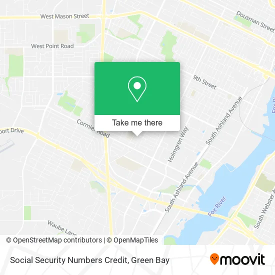 Social Security Numbers Credit map