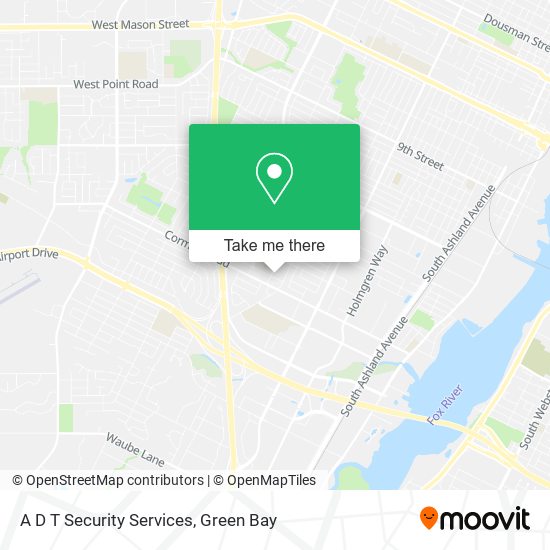 A D T Security Services map