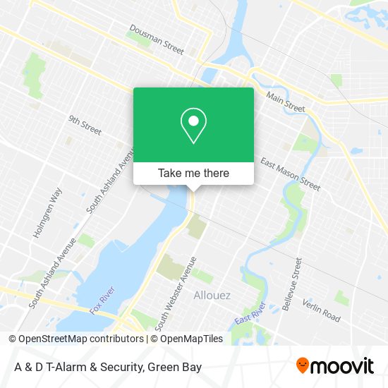 Mapa de A & D T-Alarm & Security