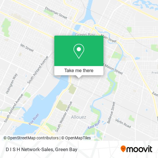 D I S H Network-Sales map