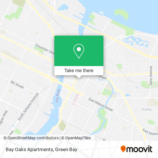 Mapa de Bay Oaks Apartments