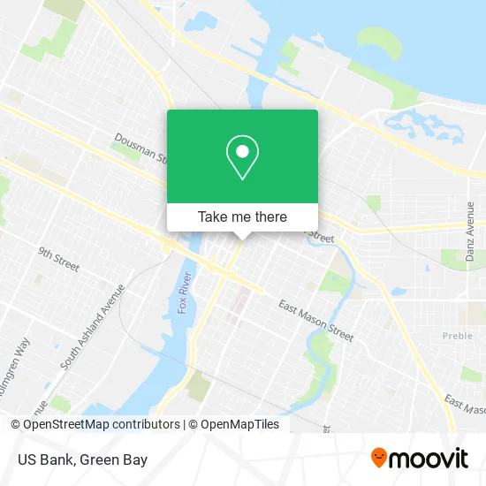 Mapa de US Bank