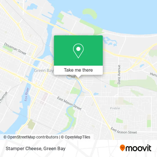 Mapa de Stamper Cheese