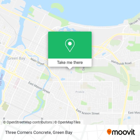 Three Corners Concrete map