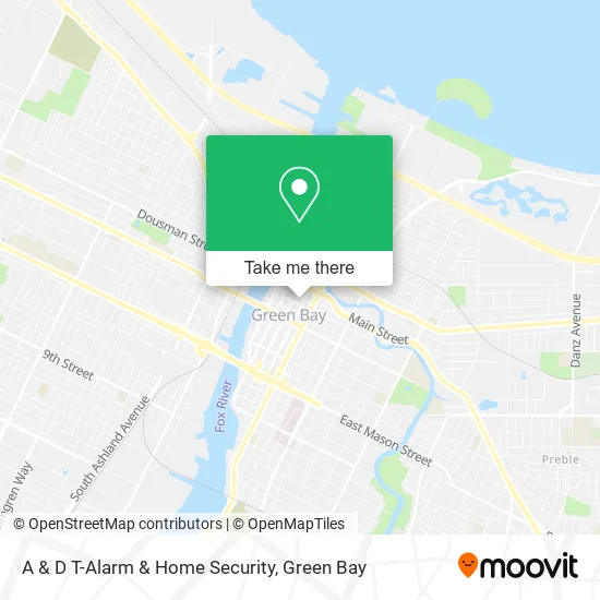 Mapa de A & D T-Alarm & Home Security
