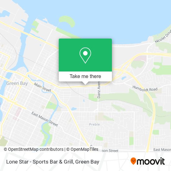 Lone Star - Sports Bar & Grill map
