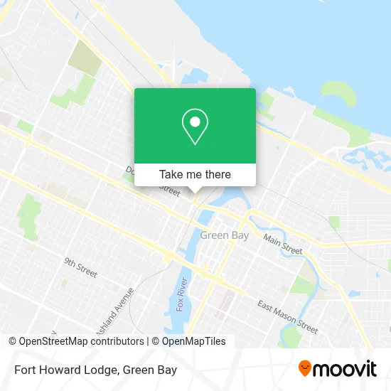 Fort Howard Lodge map