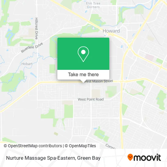 Mapa de Nurture Massage Spa-Eastern