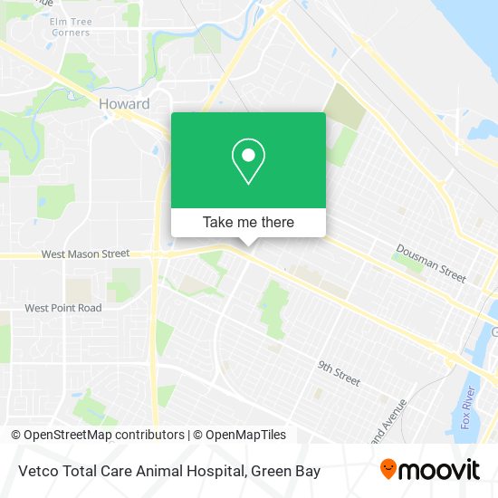 Mapa de Vetco Total Care Animal Hospital