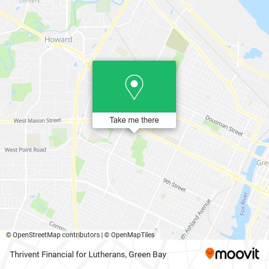 Thrivent Financial for Lutherans map