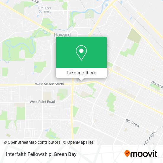 Interfaith Fellowship map