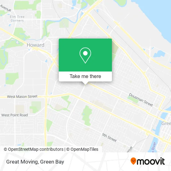 Mapa de Great Moving