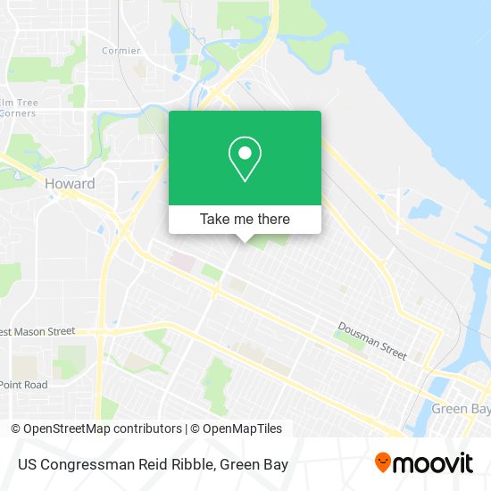US Congressman Reid Ribble map