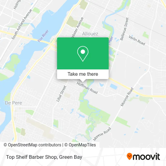 Top Shelf Barber Shop map