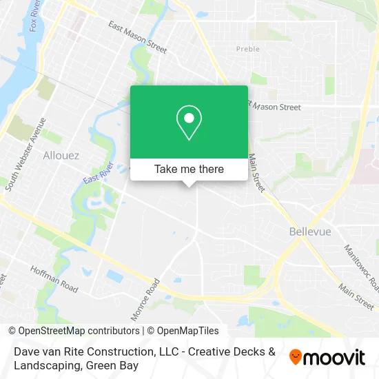 Dave van Rite Construction, LLC - Creative Decks & Landscaping map