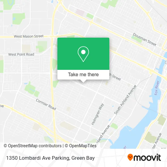 1350 Lombardi Ave Parking map