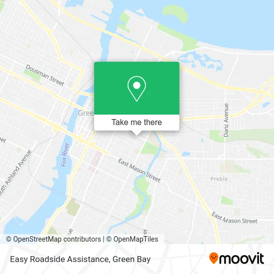 Mapa de Easy Roadside Assistance