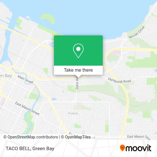 Mapa de TACO BELL