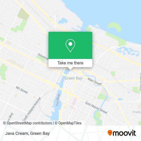 Java Cream map