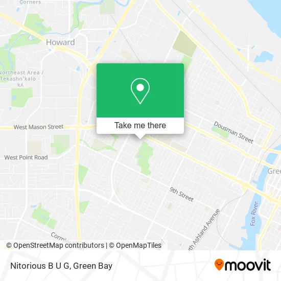 Nitorious B U G map
