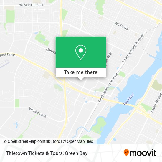 Mapa de Titletown Tickets & Tours